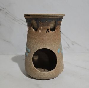 Oil Burner 5.5" - Diffuser, Wax - Vintage Southwest Design 2.5" Holding Cup